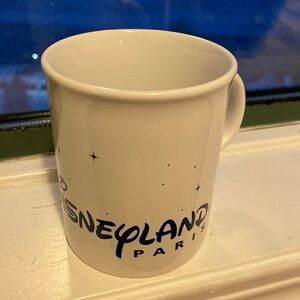 Disneyland Paris White Rare Coffee Tea Mug made in England
